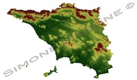 Modello digitale Toscana      